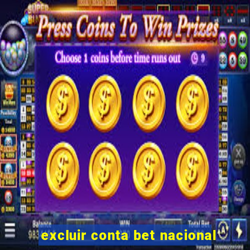 excluir conta bet nacional